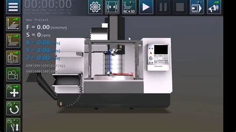 CNC Milling Machine Simulator basic (cnc vmc simulator) - YouTube