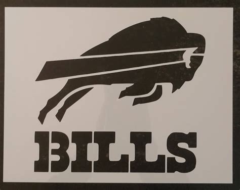 Buffalo Bills Custom Stencil FAST FREE SHIPPING - Etsy