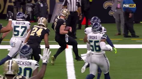 Taysom Hill rushes for his second touchdown - Saints Seahawks ...