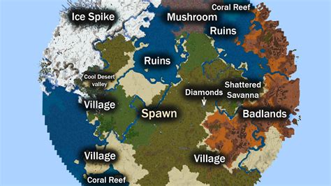 This seed has a large variety of biomes near spawn for both Bedrock and Java Edition! ( Seed ...