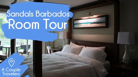 Sandals Barbados Room Tour | Caribbean Deluxe Room | Sandals Room Category Breakdown - YouTube