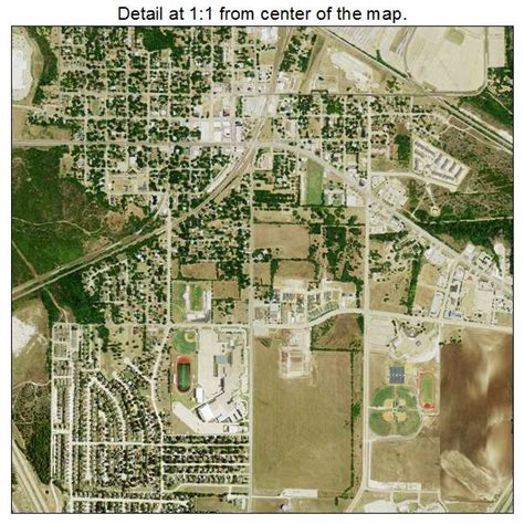 Aerial Photography Map of Midlothian, TX Texas