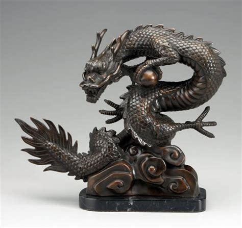 home bronze dragon figurines for sale - Aongking Handmade Statuette