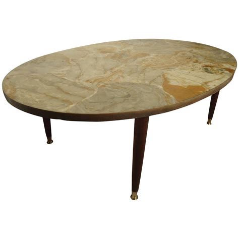 Mid-Century Modern Italian Marble-Top Coffee Table | Coffee table ...