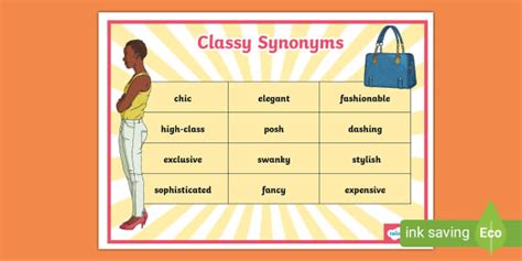 Classy Synonyms Word Mat (teacher made) - Twinkl