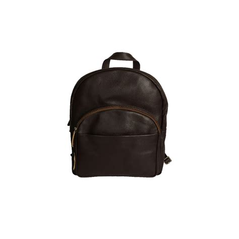 Dark brown leather backpack – Leather Jackets by SA