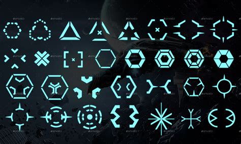 SciFi Icons Pack, Game Assets | GraphicRiver