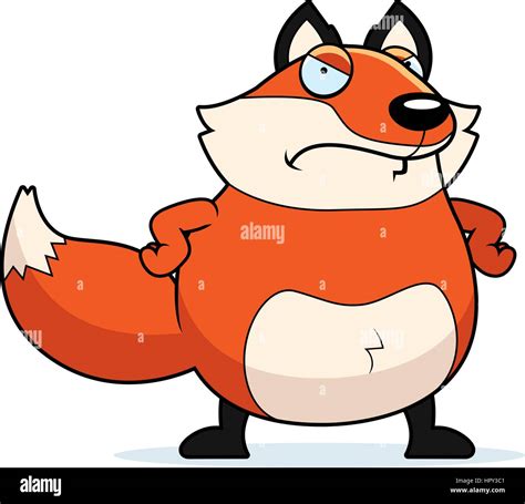 A cartoon fox with an angry expression Stock Vector Image & Art - Alamy