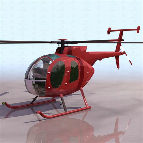 3d model Multipurpose helicopter McDonnell Douglas MD-500 Defender | 12046 | 3dlancer.net