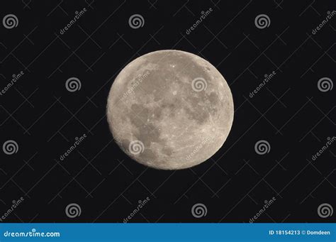 Full moon close up stock image. Image of detail, nature - 18154213