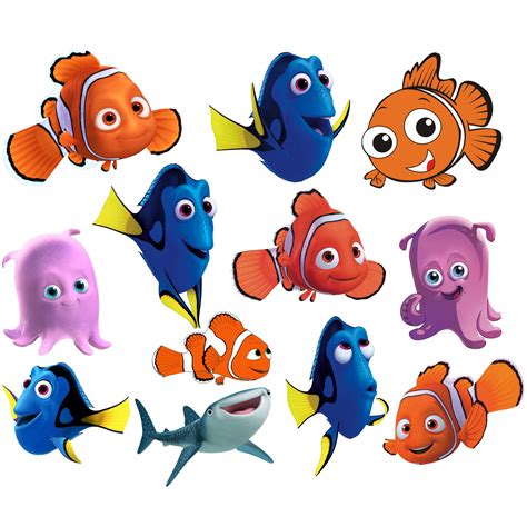 Finding Nemo Png Bundle, Finding Nemo Png Clipart Set, Nemo Png ...