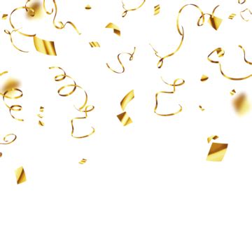 Gold Confetti PNG Transparent Images Free Download | Vector Files | Pngtree