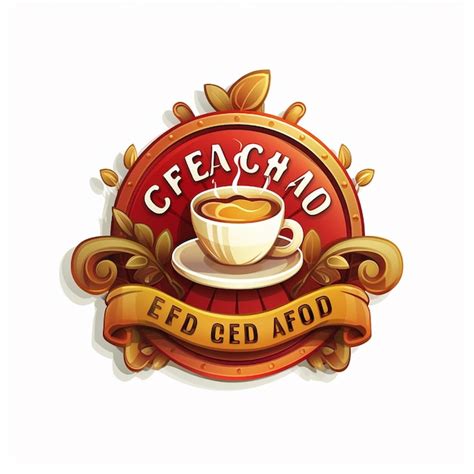 Premium Photo | Food cafe logo design