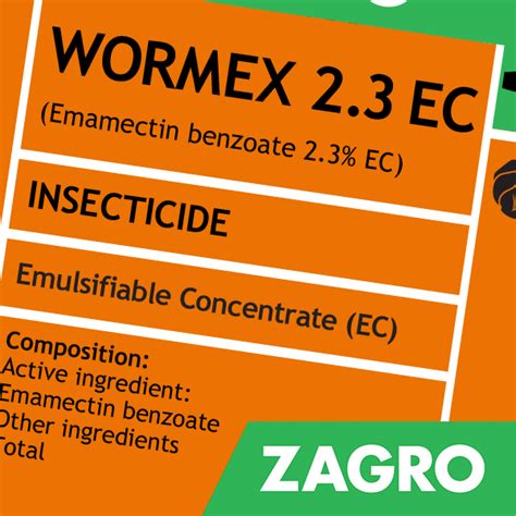 Emamectin Benzoate - penetrates leaf tissues by translaminar movement