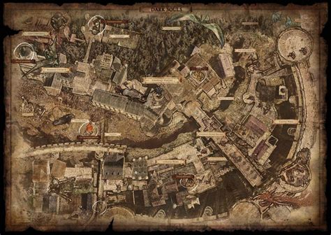 DARK SOULS MAP A3 POSTER PRINT ARTS DSM01 - BUY 2 GET 1 FREE!! | eBay