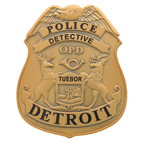 ROBO COP Police Detective Badge - Detroit Police