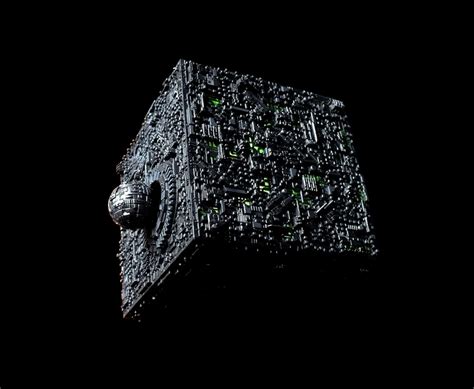 The Great Canadian Model Builders Web Page!: Borg Cube And Sphere From Star Trek "First Contact"