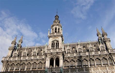 Brussels Town Hall stock image. Image of landmark, angle - 11780995