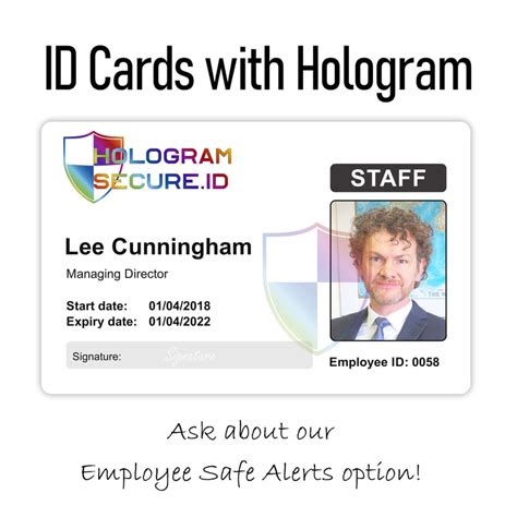 UK Hologram ID Card Printing | Holographic Card Print Service | Holograph Effect | Security ...