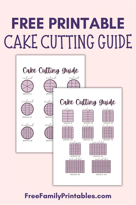 Cake Cutting Guide Template - Guides Online