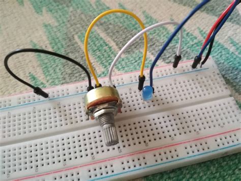 Controlling an LED with Potentiometer| Variable Resistor | Tutorial