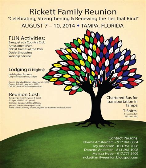 Family Reunion Program Templates