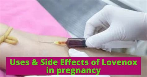 Side Effects of Lovenox for women Health - DGS Health