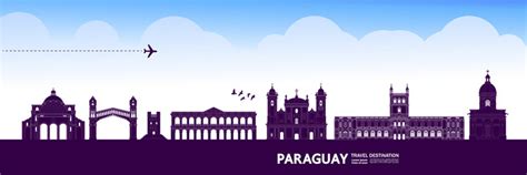 Famous Paraguay Landmarks Vector Images (29)