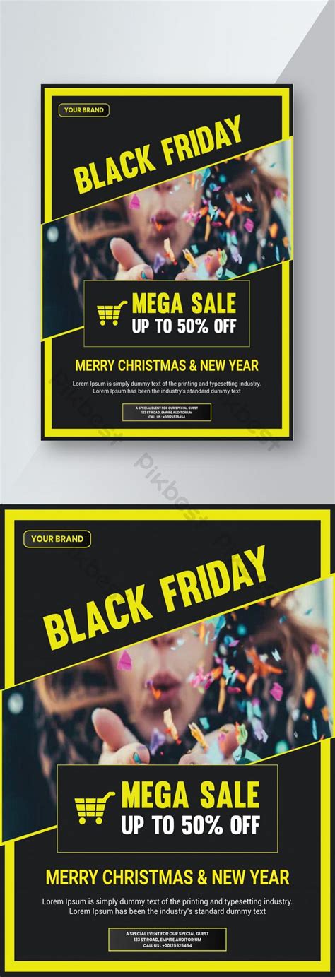 Black Friday Flyer Template | AI Free Download - Pikbest