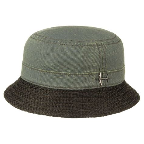 Denim Bucket Hat by Stetson, GBP 49,00 --> Hats, caps & beanies shop online - Hatshopping.co.uk