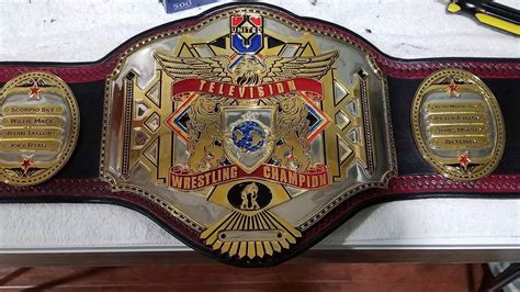 Introducing the New United TV Championship Belt - Alliance Wrestling.com