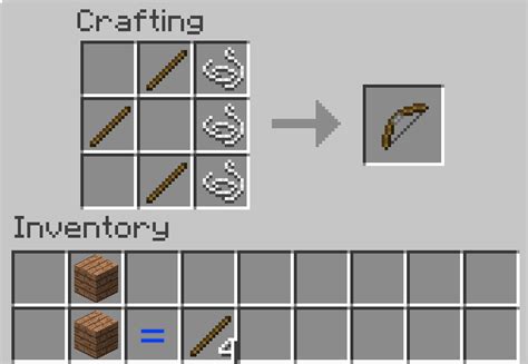 How to Make a Bow and Arrow in Minecraft: 8 Steps (with Pictures)