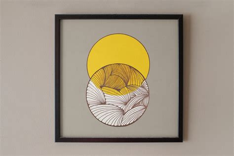 Sun Shadow, Art Print, Wall Art, Wall Decor, Sun, Original Art Print - Etsy