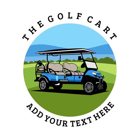 golf cart illustration design logo icon vector 11385710 Vector Art at ...