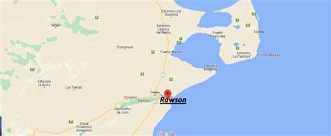 ¿Dónde está Rawson Argentina? Dónde queda Rawson - ¿Dónde está la ciudad?