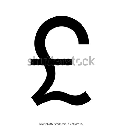 Uk Pound Currency Symbol Stock Vector (Royalty Free) 492692185 | Shutterstock