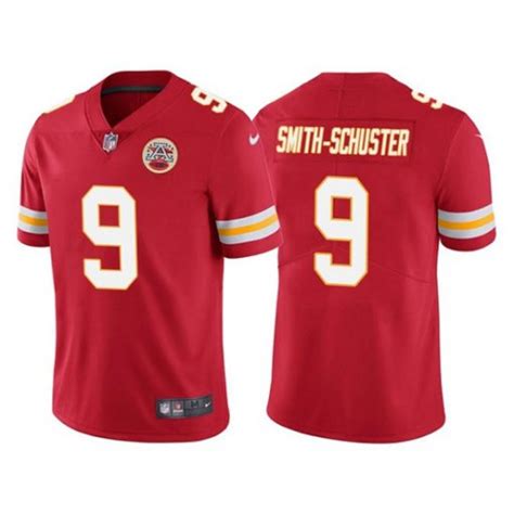 Youth Kansas City Chiefs #9 JuJu Smith-Schuster Red Vapor Untouchable ...