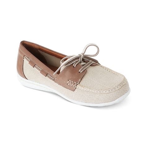 Clarks Womens Clifforse Sail Boat Shoes in Brown (OFF WHTIE) | Lyst