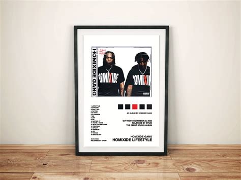 Homixide Gang / Homixide Lifestyle / Album Cover Poster Poster - Etsy ...