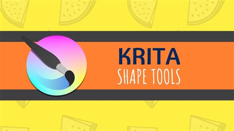 Krita For Beginners | Shape Tools - YouTube