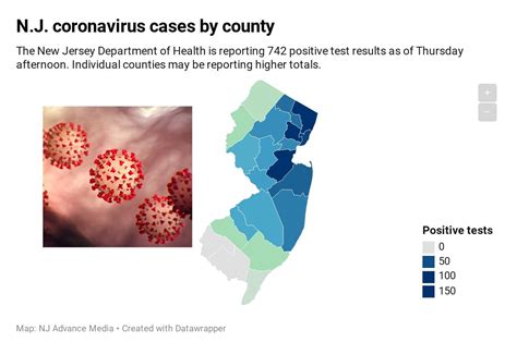 Where is coronavirus in N.J. right now? Latest map, county-by-county ...