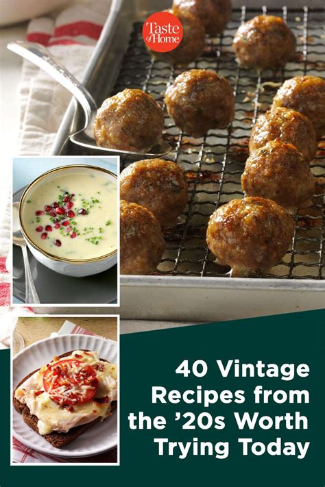 Vintage Recipes from the '20s Worth Trying Today | 1920s party food, Dinner party recipes ...