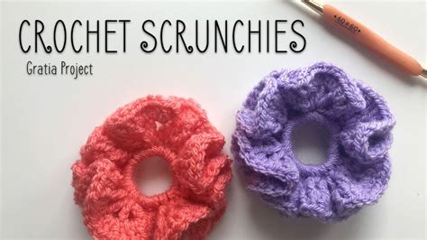 Crochet Scrunchies Tutorial - YouTube