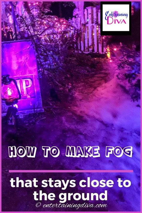 Halloween Fog Machine Ideas: How To Make Low Lying Fog | Fog machine ...