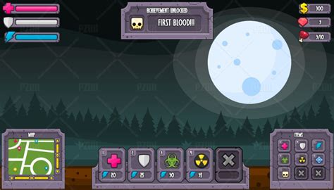 Zombie Graveyard - Game GUI by PzUH | Codester