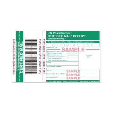 Certified mail receipt tracking number - gtpikol