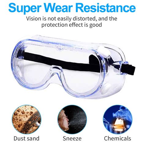 Disposable Medical Goggles,Safety Goggles, Anti Ventilation Anti Fog ...