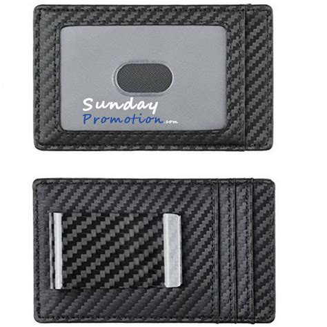 Carbon Fiber Wallet Clip Wholesale RFID Carbon Card Holder Wallet