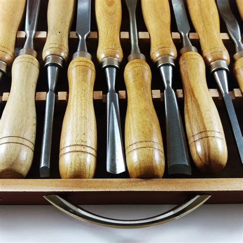 WOOD CARVING CHISEL SET 12PCS - UNIVERSAL TRADING - COLOMBO