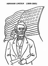Abraham Lincoln Coloring Page sketch template